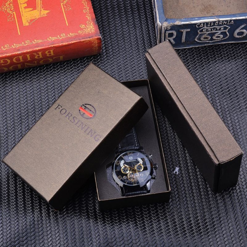 Luxusní automatické mechanické hodinky s tourbillonem