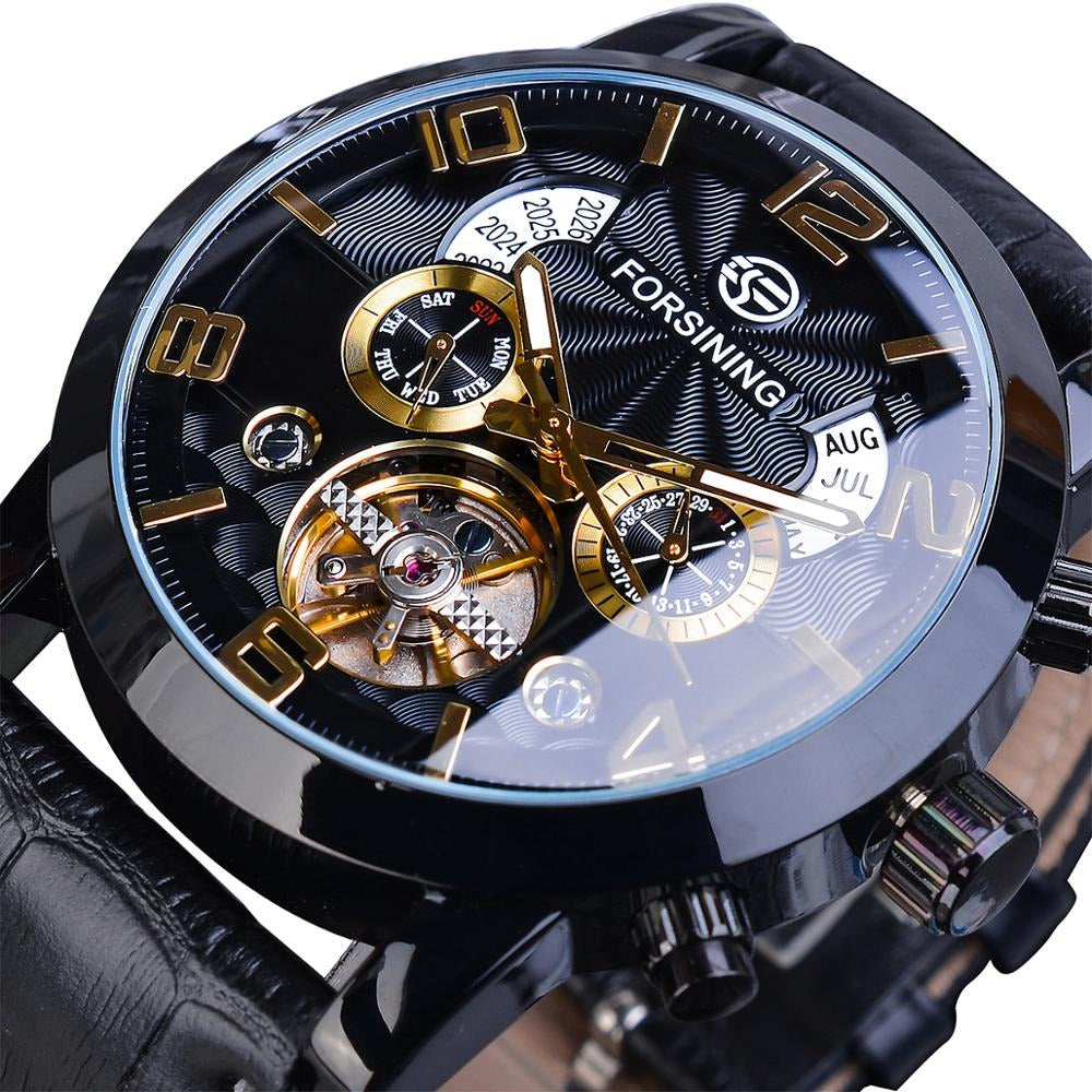 Luxusní automatické mechanické hodinky s tourbillonem